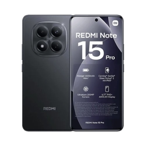 SMARTPHONE XIAOMI REDMI NOTE 15 PRO 4G 8/256GB DS 6.67"(MZB0LYMEU) BLACK